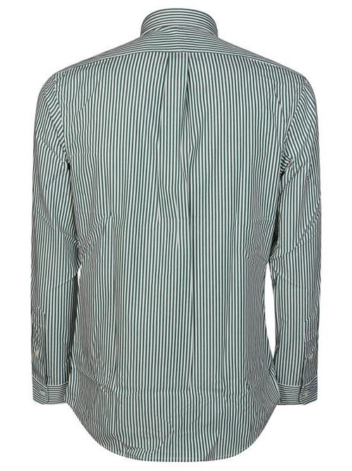 Camicia a righe in cotone Verde/Bianco POLO RALPH LAUREN | 710 929344010